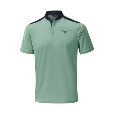 Camisa Polo Mizuno Squad Hombre Verdes - Chile M715IOEYZF